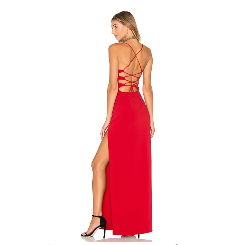 LOVERS + FRIENDS red Lauren Maxi Gown - size 4